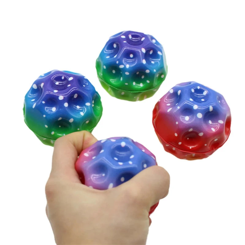 2Pcs Dented Squeeze Ball