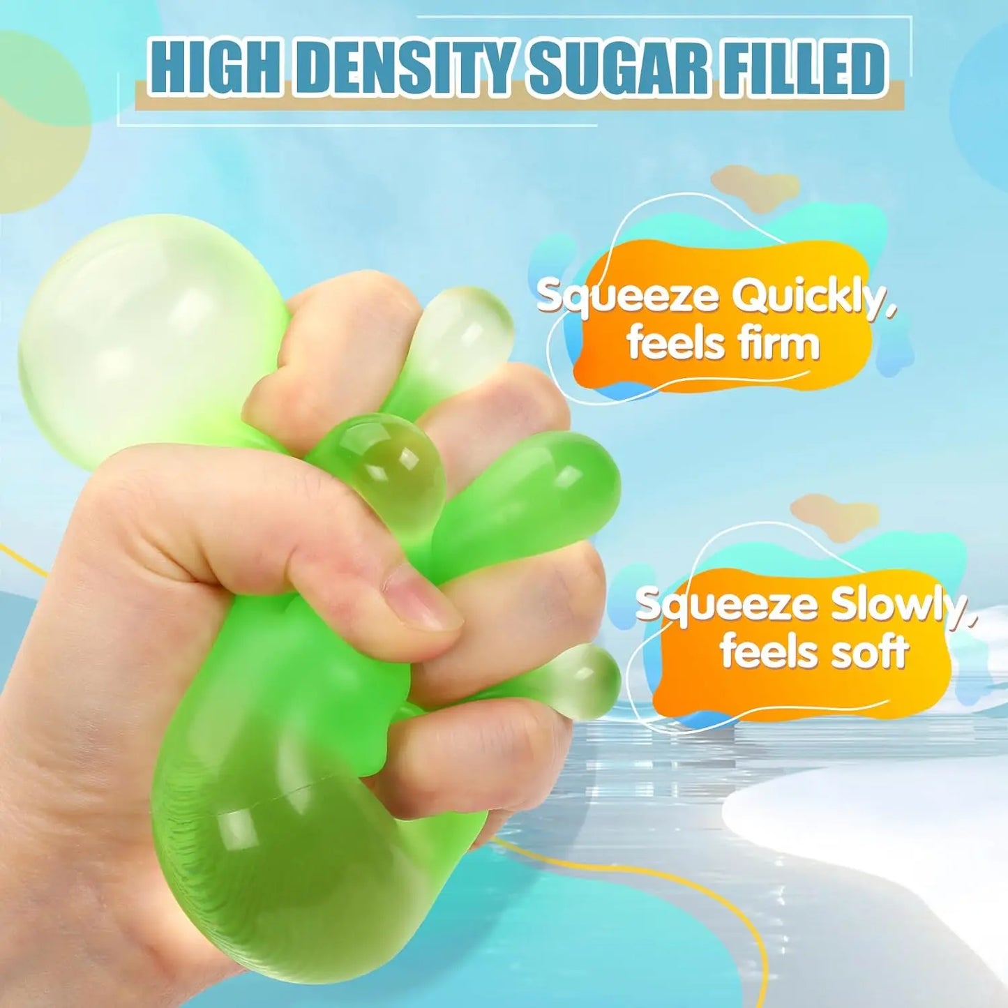 Squishy Stress Cube Fidget Toys