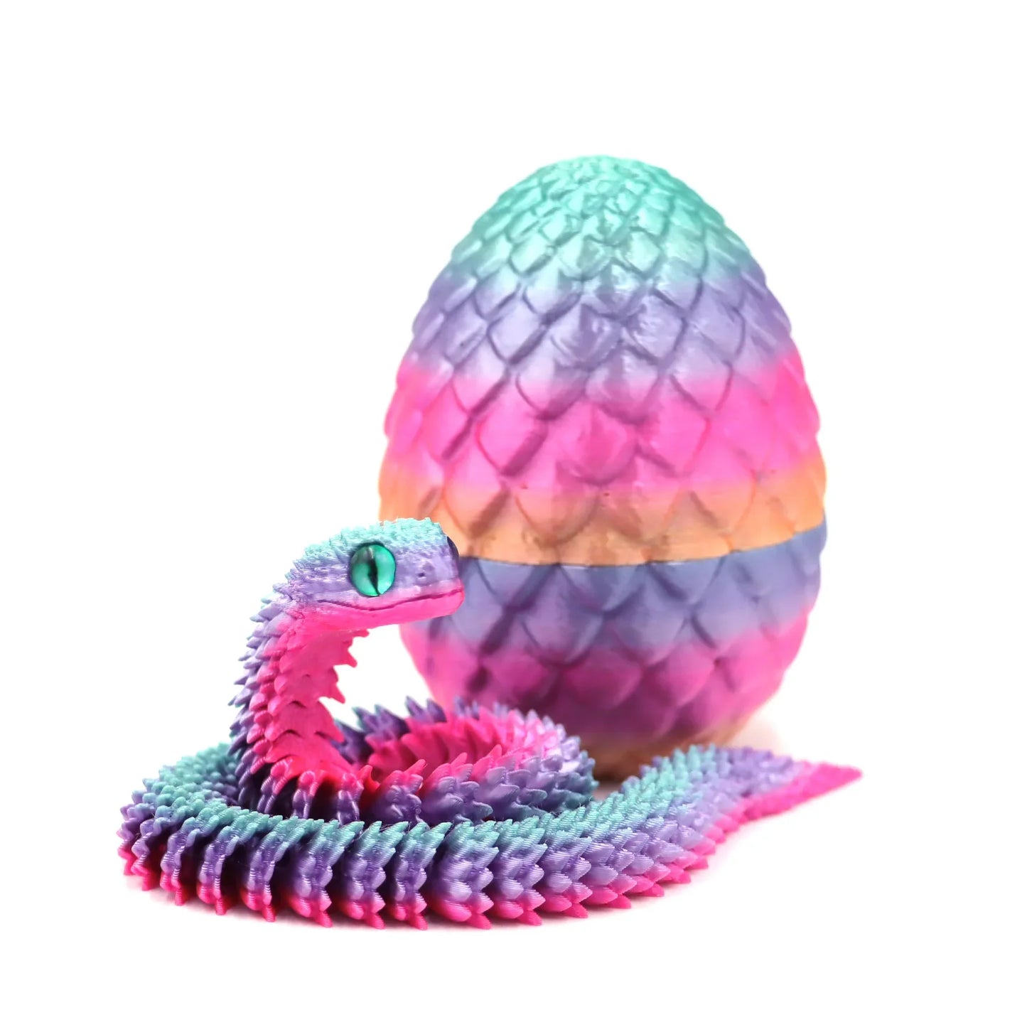3D Printed Stress Relief Snake Egg Toy