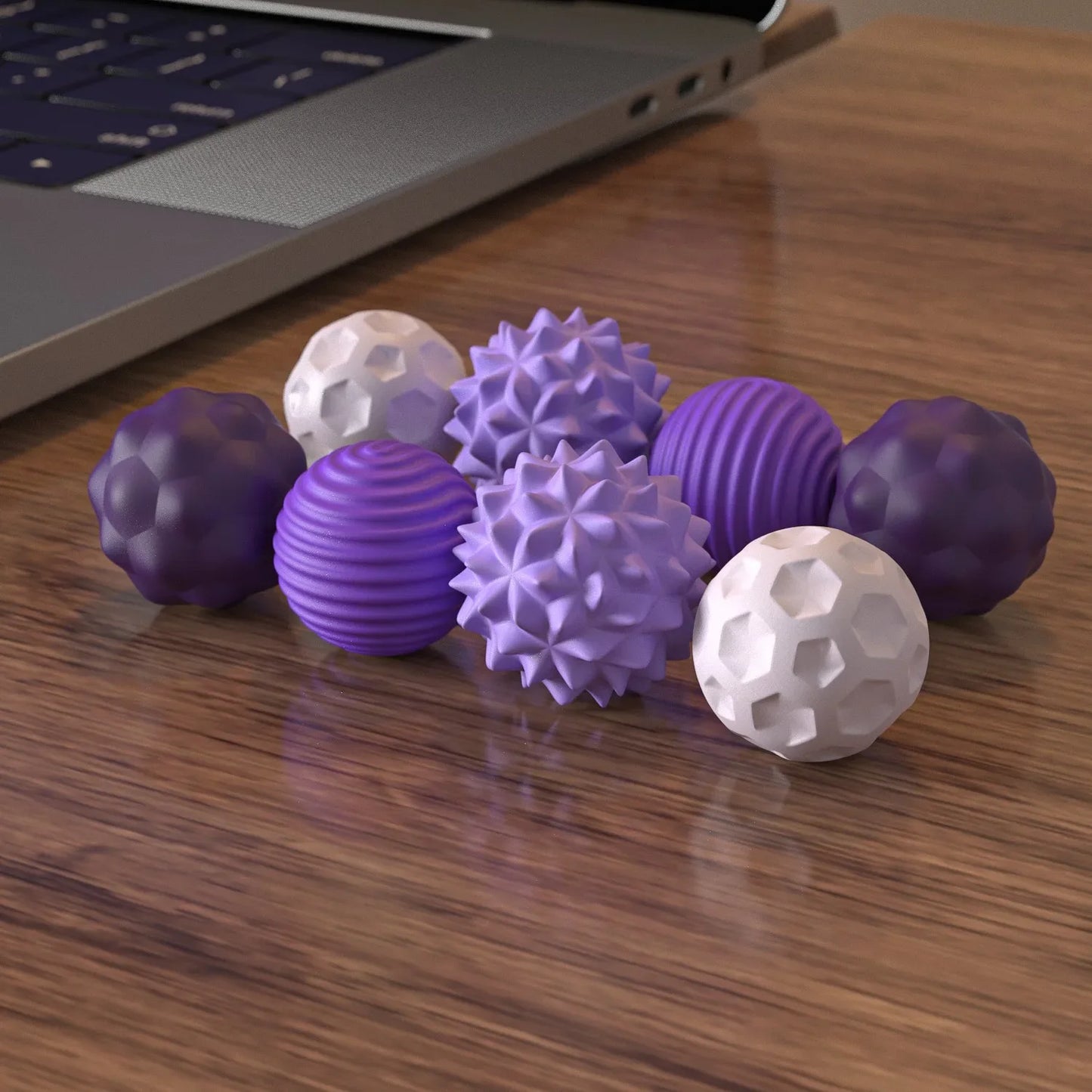 Silicone Magnetic Sensory Balls - Fidget Toy for Stress Relief and Focus