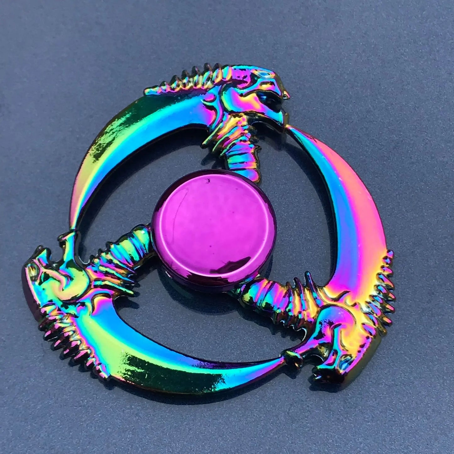 Rainbow Fidget Metal Spinner - High Speed Colorful Hand Spinner for Stress Relief
