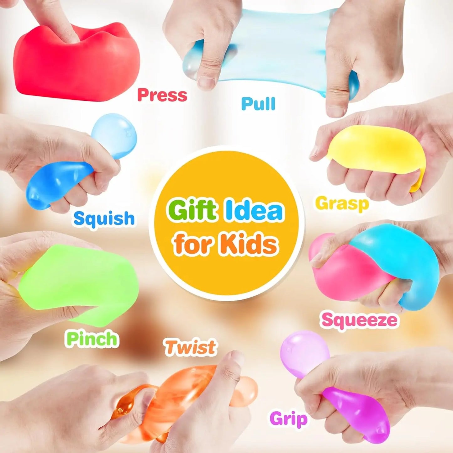 Squishy Stress Cube Fidget Toys