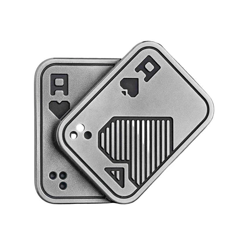 Push Slider Metal Playing Card Fidget Toy
