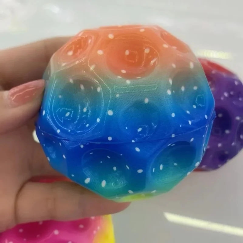 2Pcs Dented Squeeze Ball