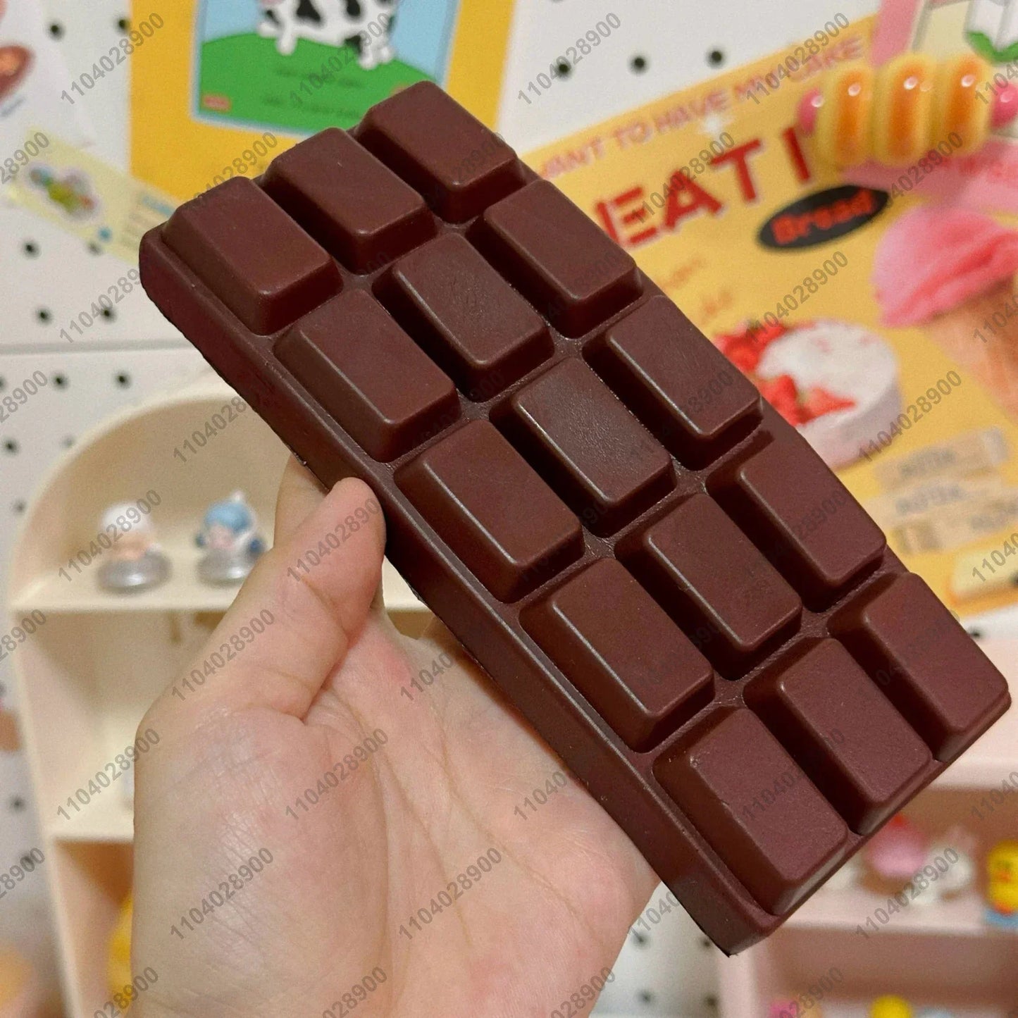 Chocolate Bar Squishy Slow Rising Stress Relief Toy