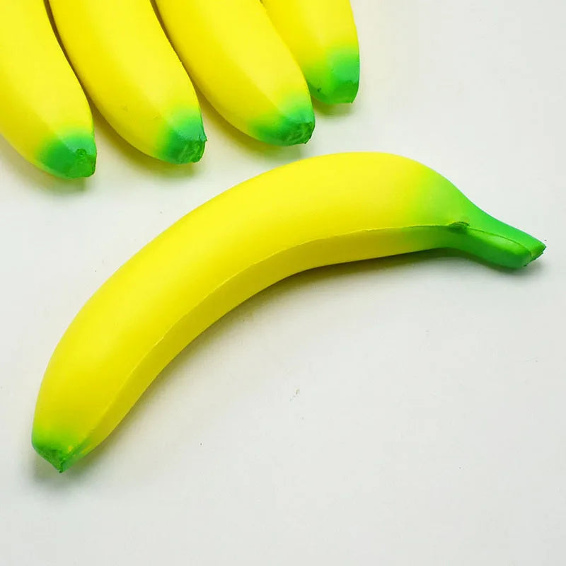 🍌  Anti-Stress Squishy Banana Toy - Jumbo Slow Rising Squeeze Fruit Stress Reliever