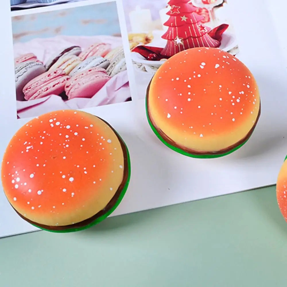 Squishy Hamburger Stress Ball - Autism Sensory Toy for Stress & Anxiety Relief
