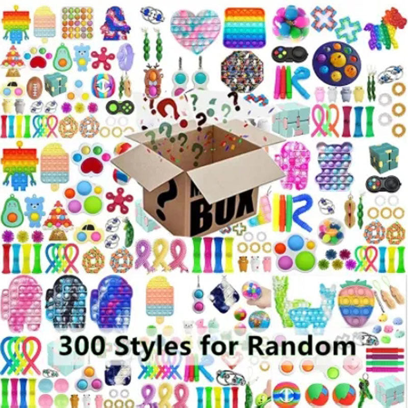 3-50 Pcs Random Fidget Toys Mystery Gift Pack