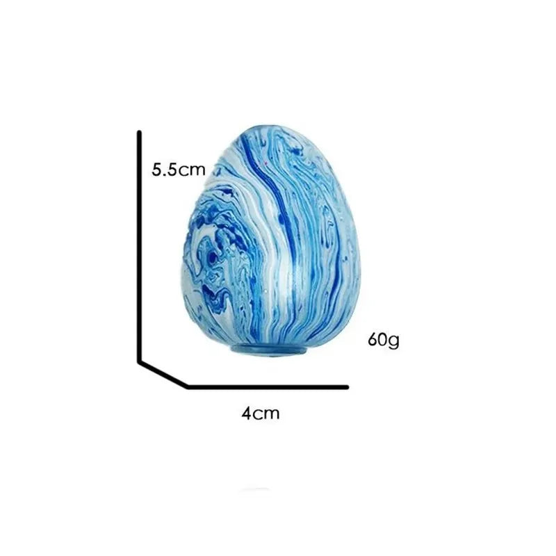 Egg Shaped Sugar Ball Stress Relief Squeeze Toy